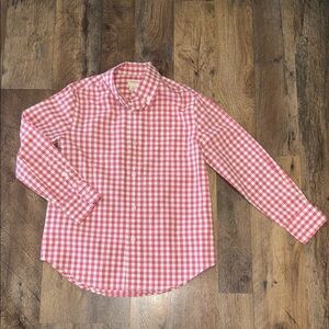 Crewcuts Pink Gingham Dress Shirt Size S (6-7)